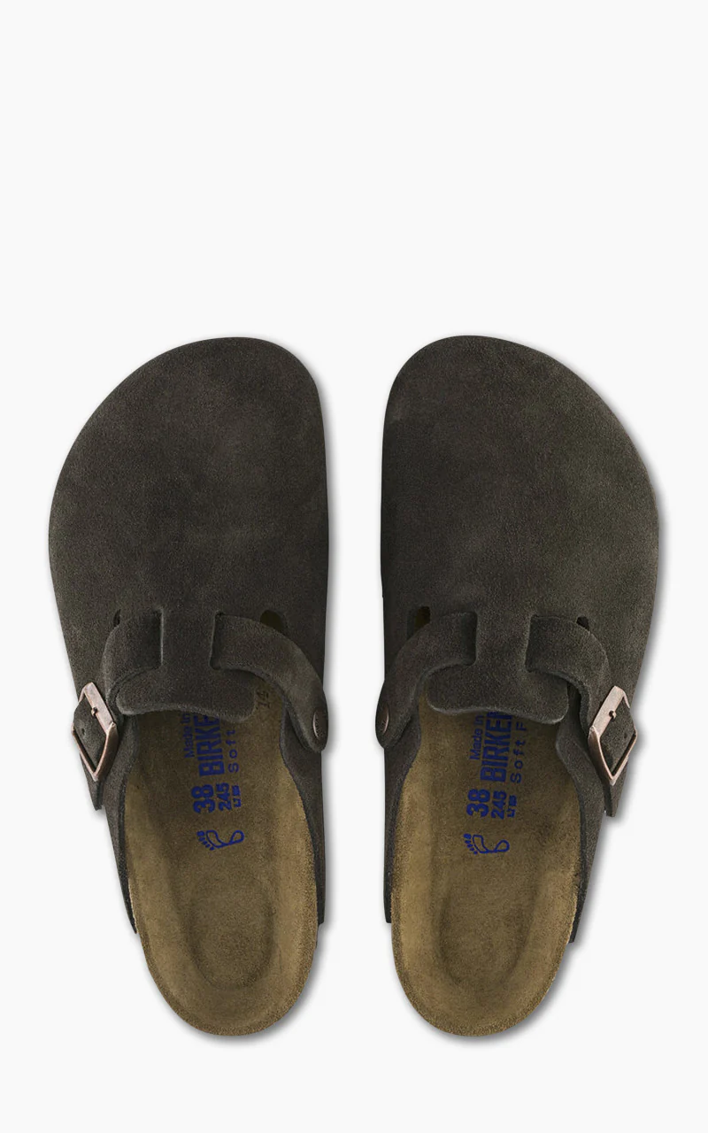 Birkenstock Boston Soft Footbed Suede Mocca - Image 2