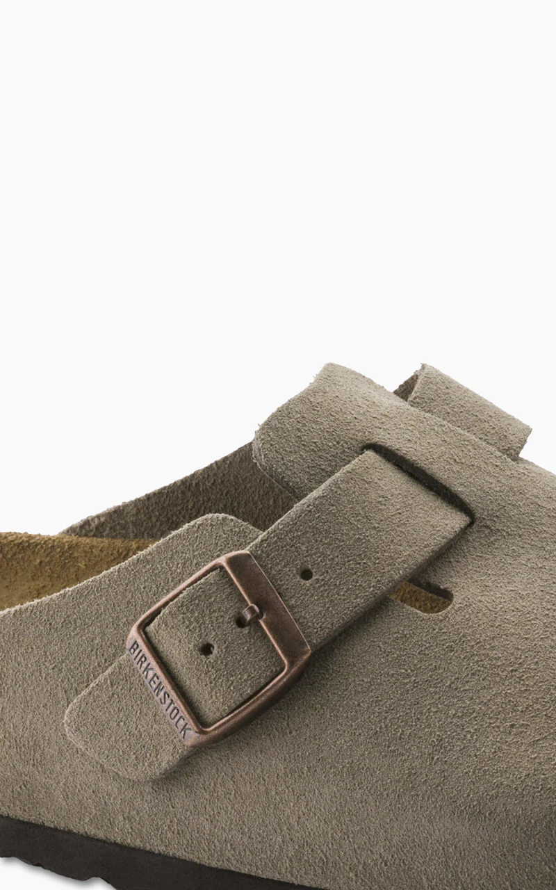 Birkenstock Boston Soft Footbed Suede Taupe - Image 3