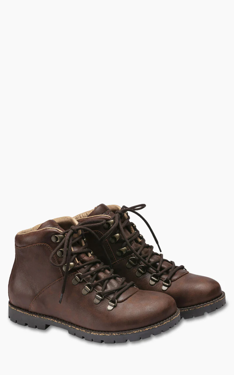 Birkenstock Jackson Nubuck Waxy Leather Dark Brown - Image 2