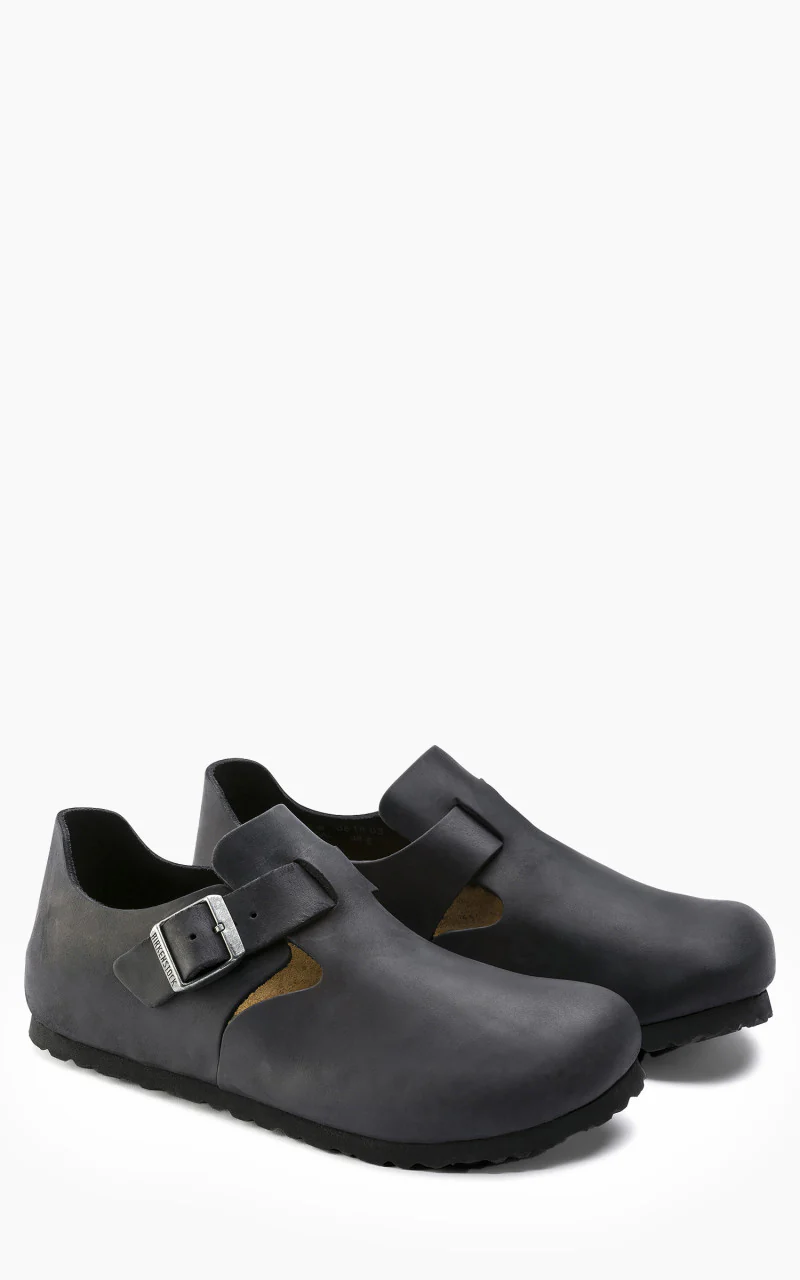 Birkenstock London Oiled Leather Black - Image 7