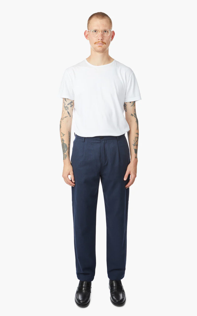 Blue de Gênes Bravuomo Dorian Chino Navy - Image 2