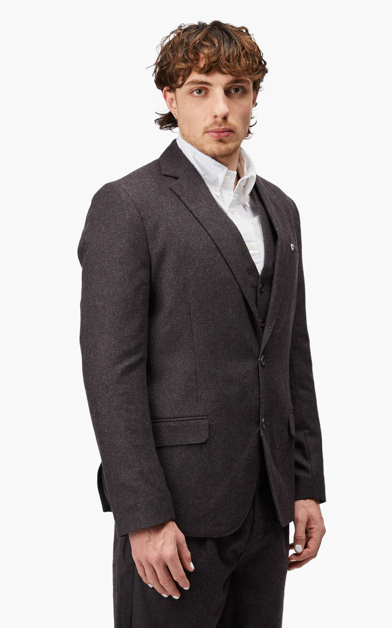 Blue de Gênes Cesare Xenio Blazer Grey - Image 4