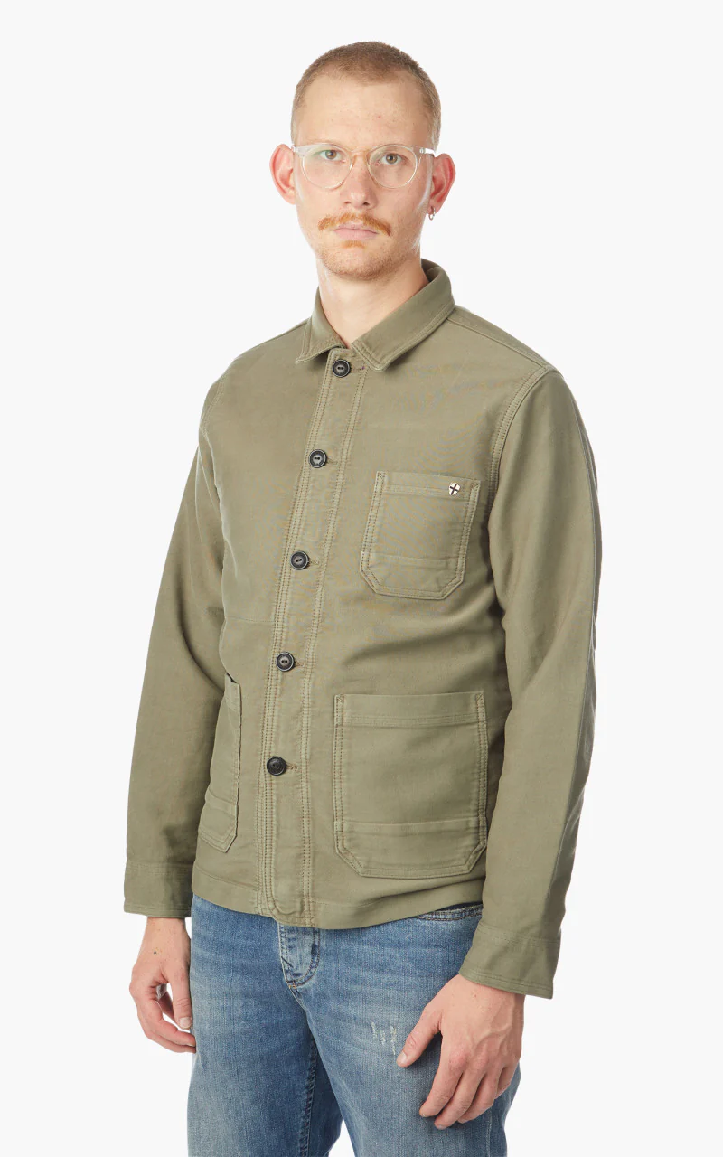 Blue de Gênes Vince ISKO Jacket Leaf - Image 3