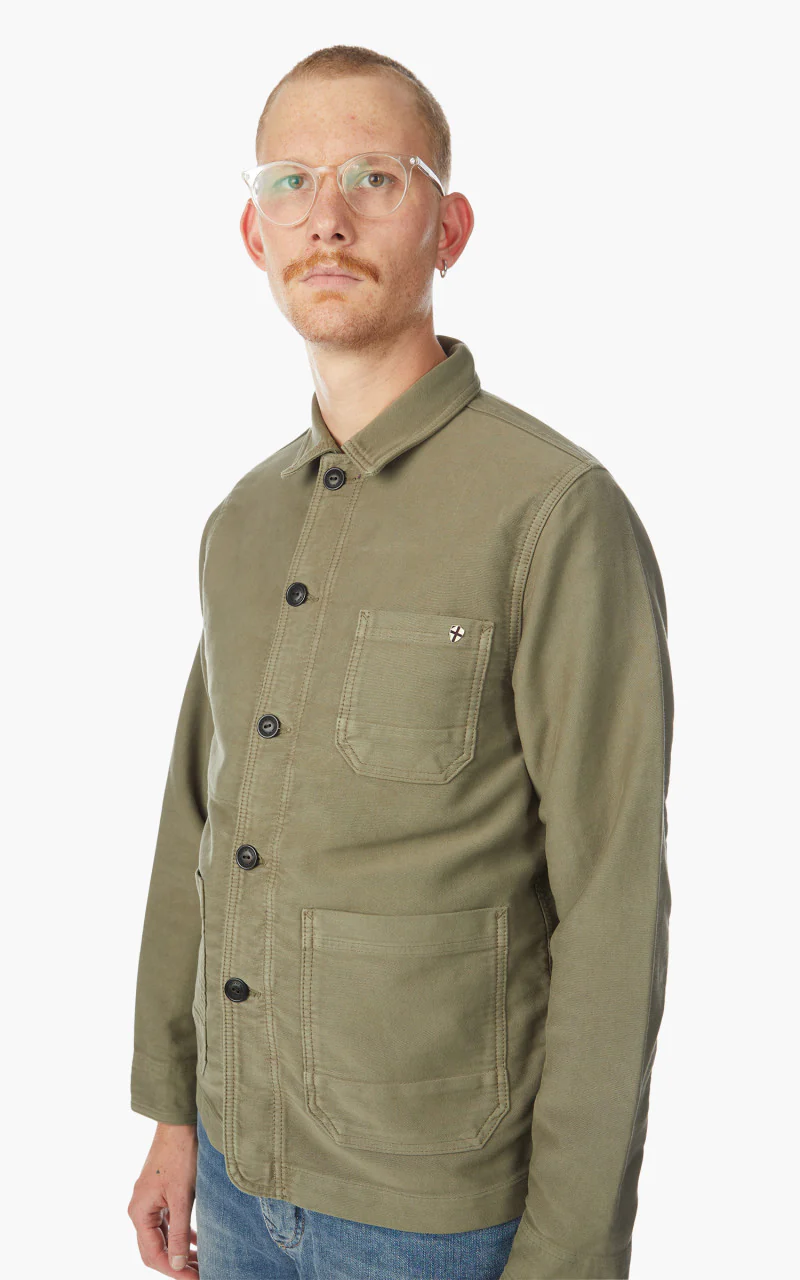 Blue de Gênes Vince ISKO Jacket Leaf - Image 6