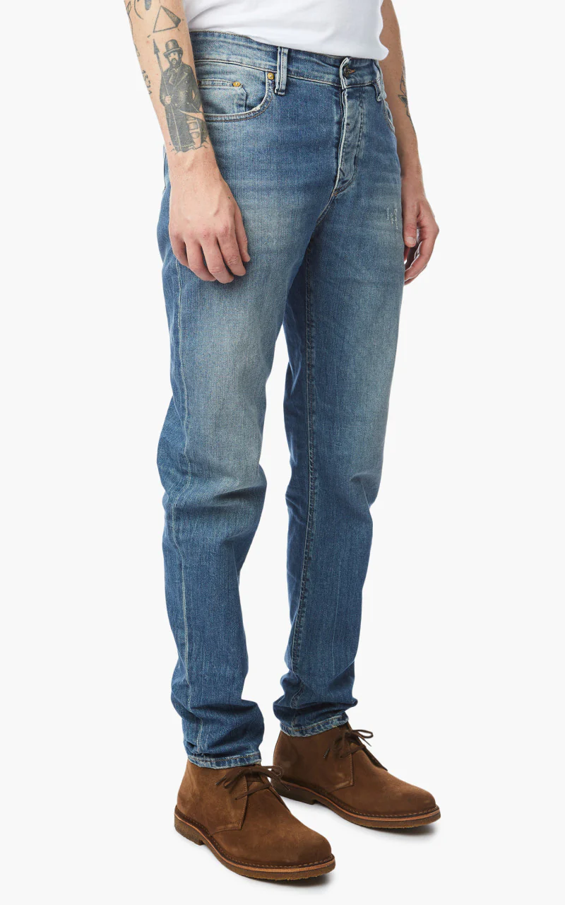 Blue de Gênes Vinci 3616 Mid Blue Denim - Image 4