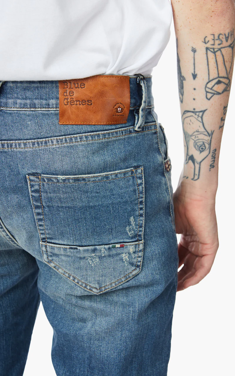 Blue de Gênes Vinci 3616 Mid Blue Denim - Image 6