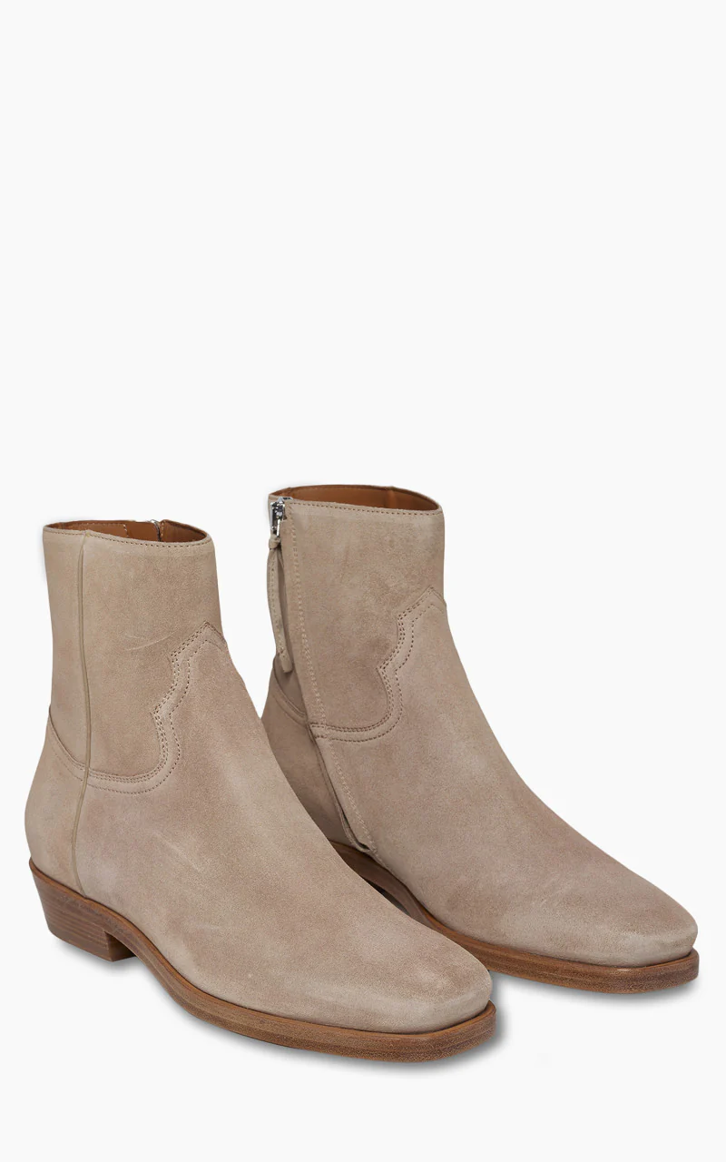 Buttero B10210 Mauri Ankle Boots Suede Beige - Image 2