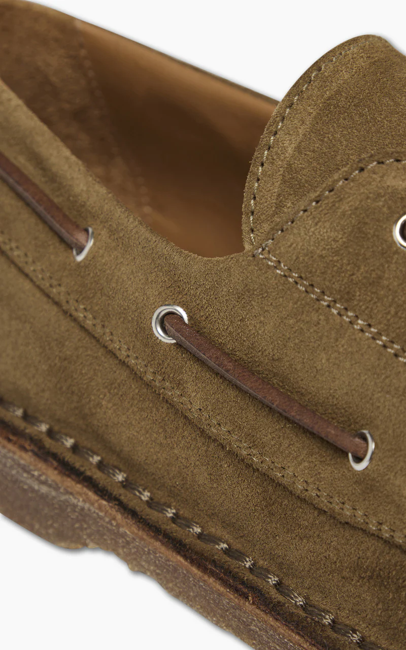 Buttero B9322 Argentario Boat Shoes Suede Curry - Image 6