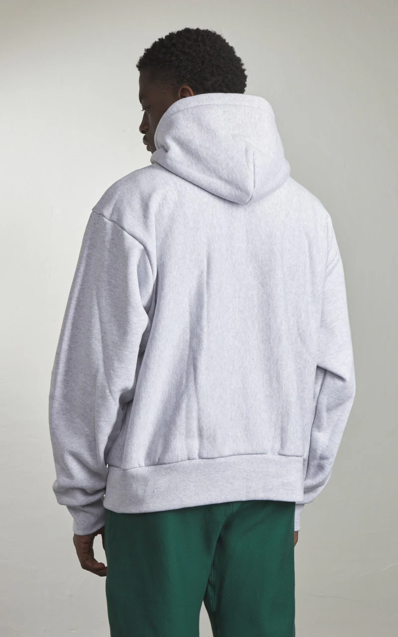 Camber USA #231 Heavyweight Zip Hoody Heather Grey - Image 6