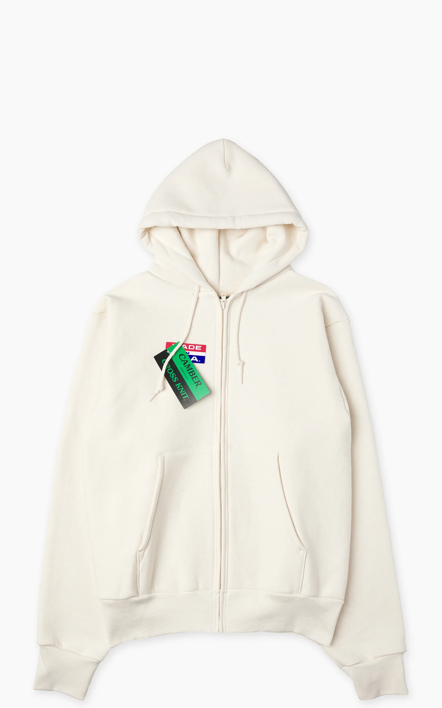 Camber USA #231 Heavyweight Zip Hoody Natural