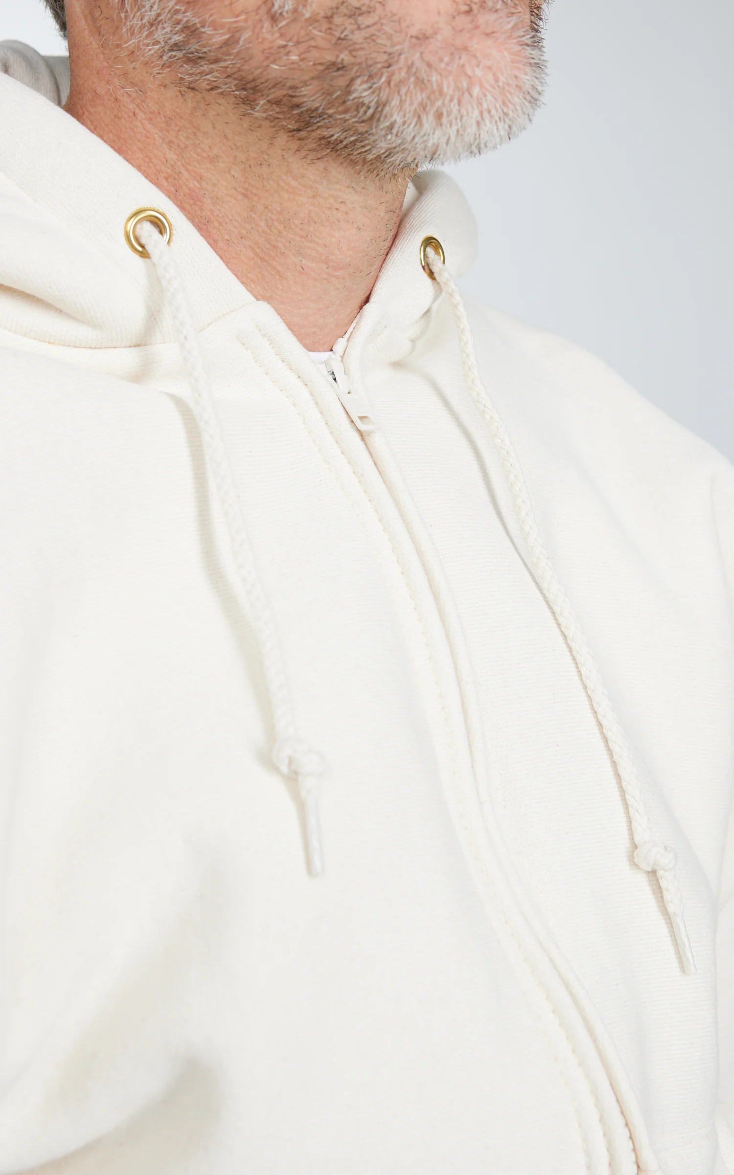 Camber USA #231 Heavyweight Zip Hoody Natural - Image 4