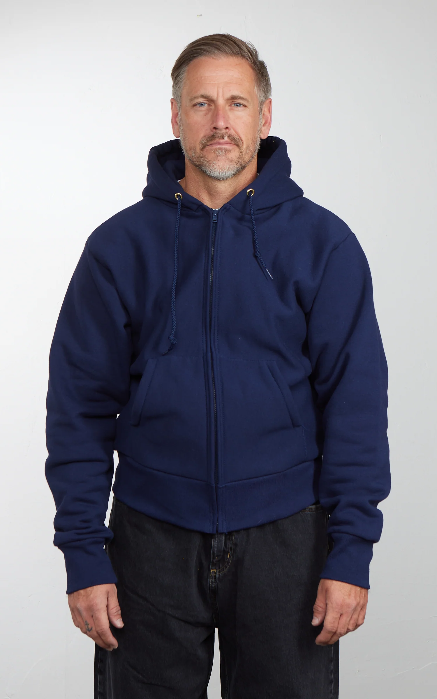 Camber USA #231 Heavyweight Zip Hoody Navy - Image 2