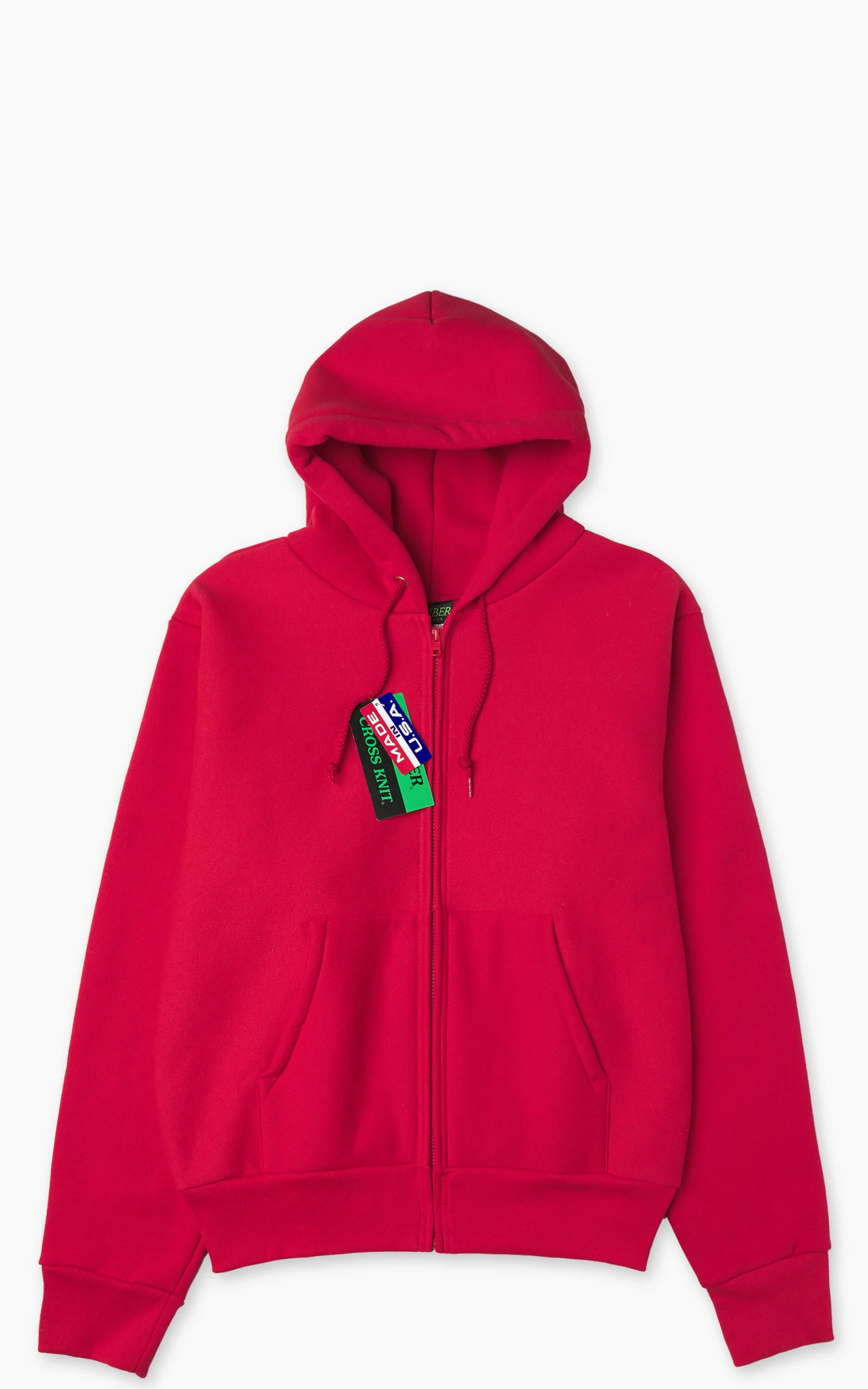 Camber USA #231 Heavyweight Zip Hoody Red