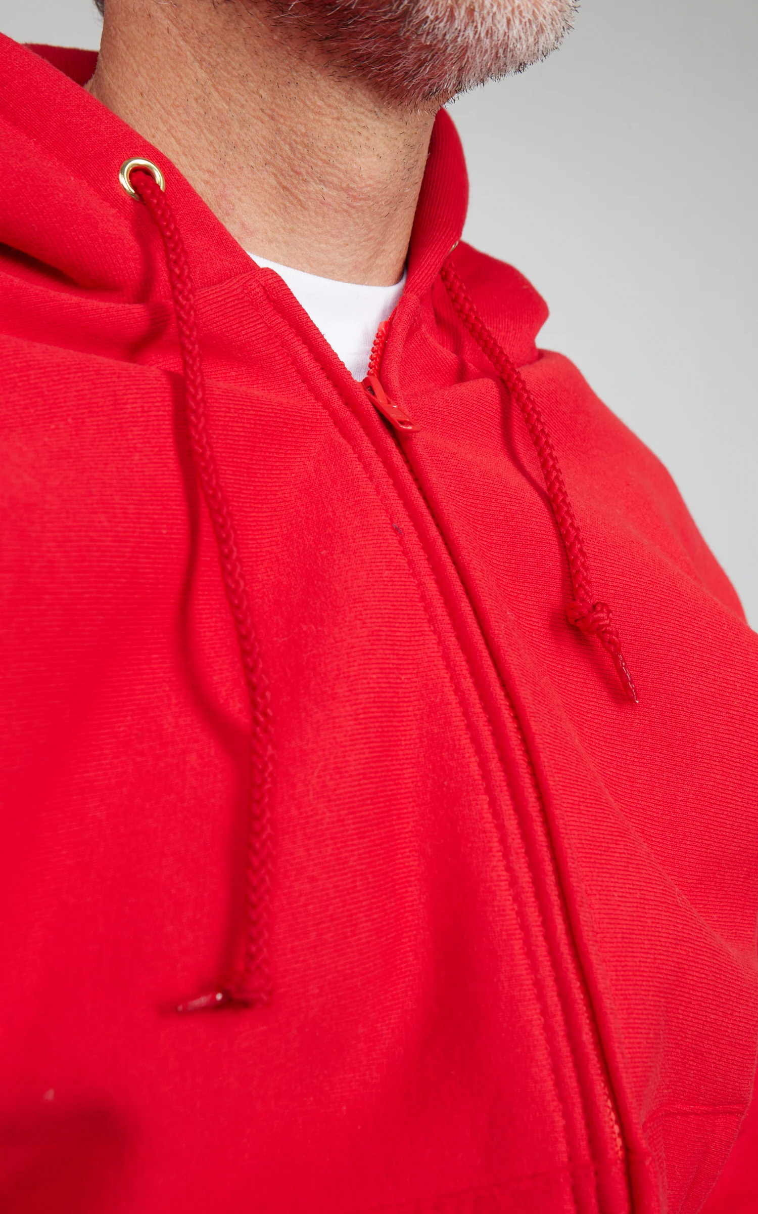 Camber USA #231 Heavyweight Zip Hoody Red - Image 4