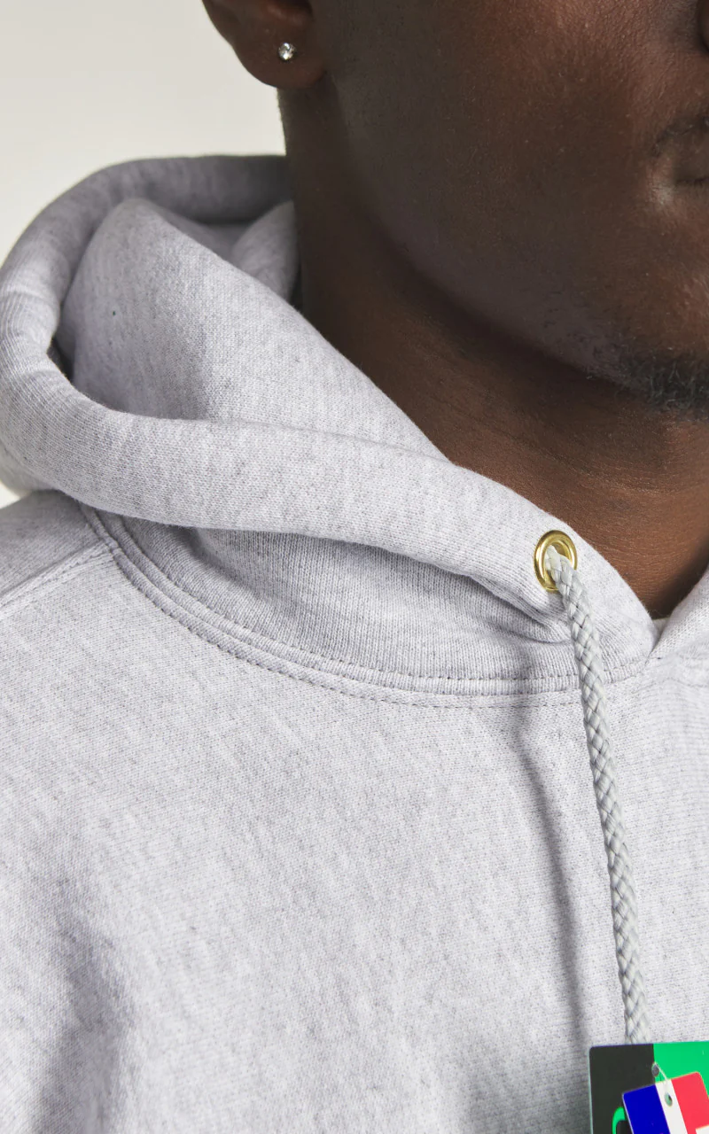 Camber USA #232 Heavyweight Hoody Heather Grey - Image 6