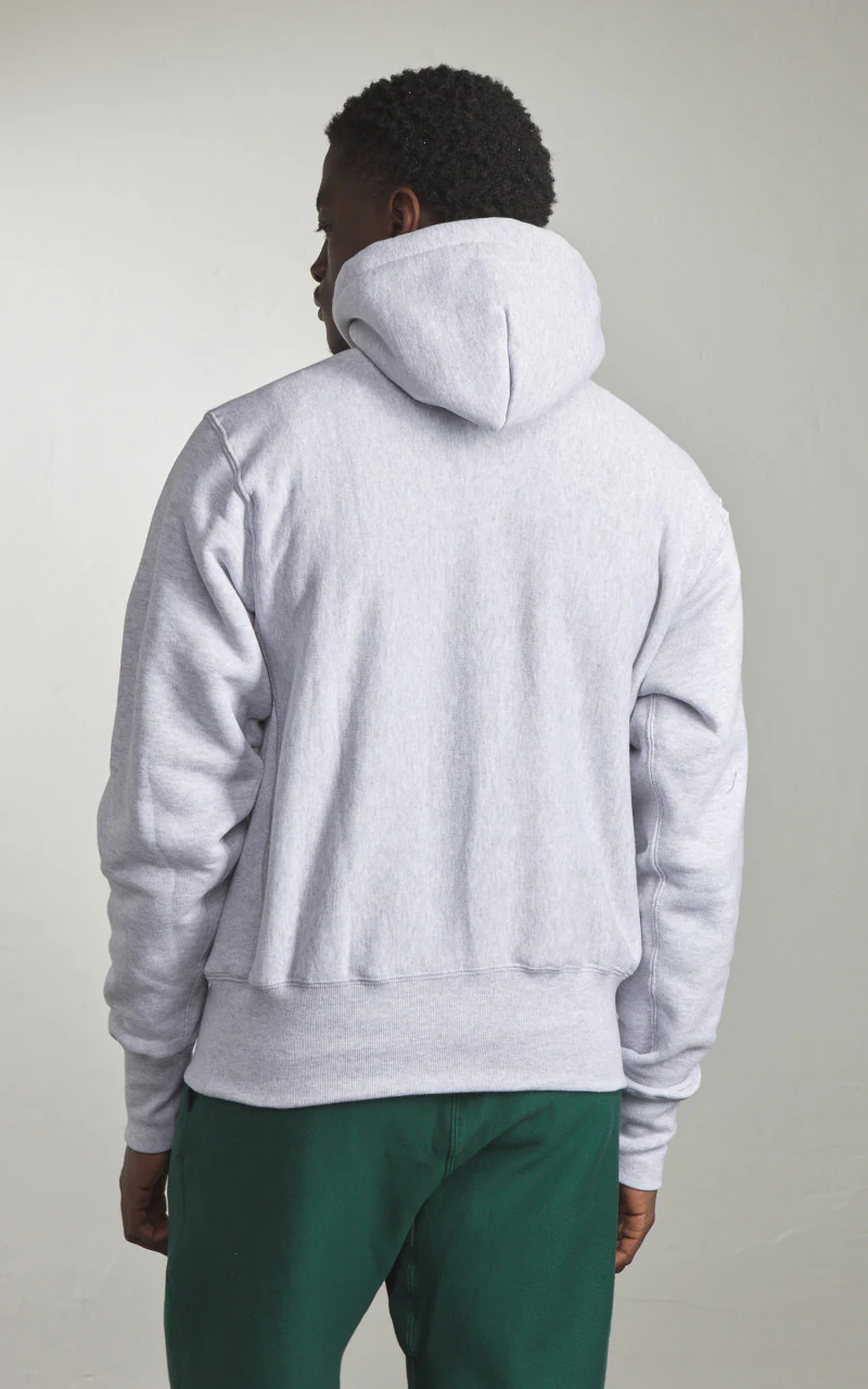 Camber USA #232 Heavyweight Hoody Heather Grey - Image 7