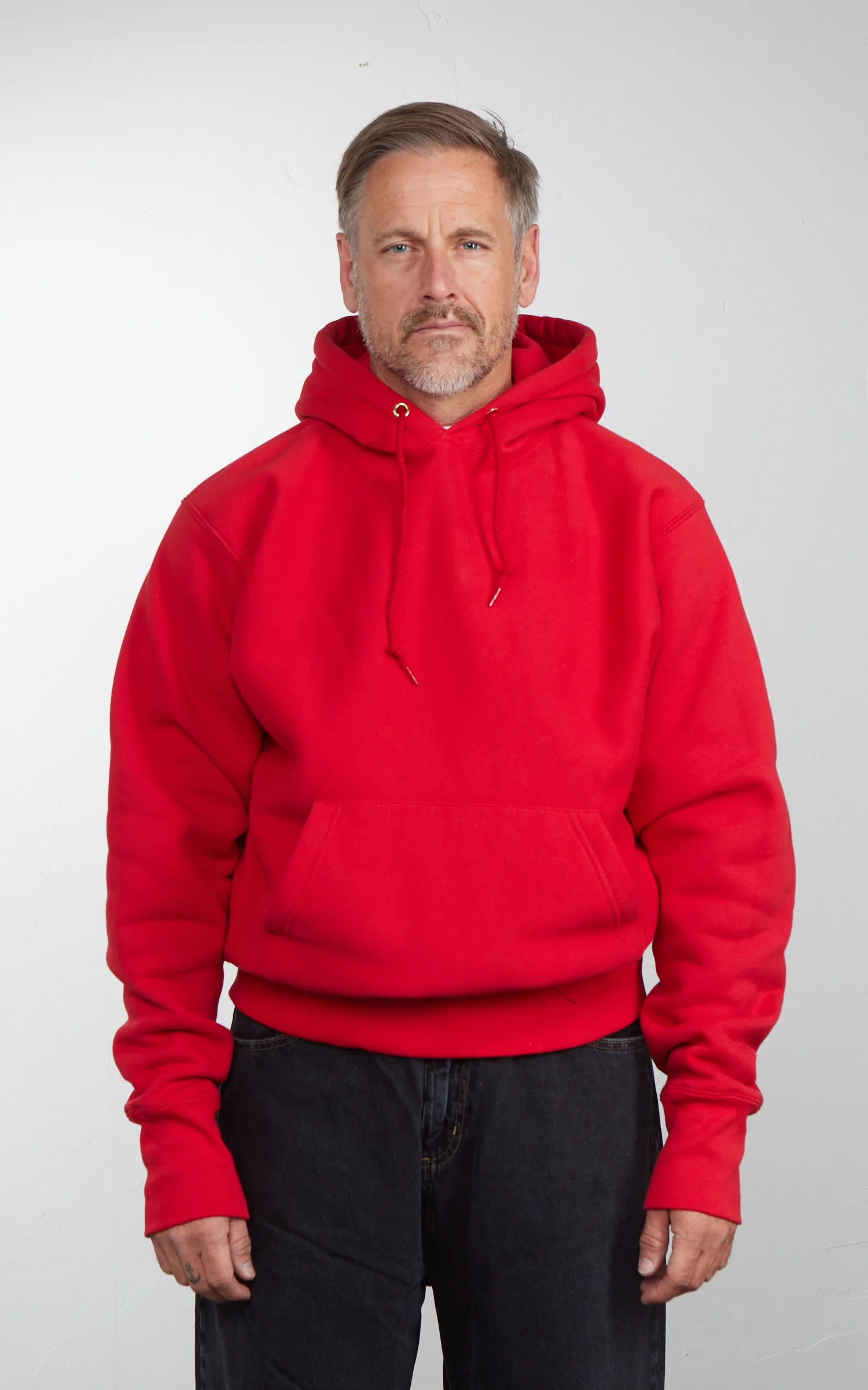 Camber USA #232 Heavyweight Hoody Red - Image 2