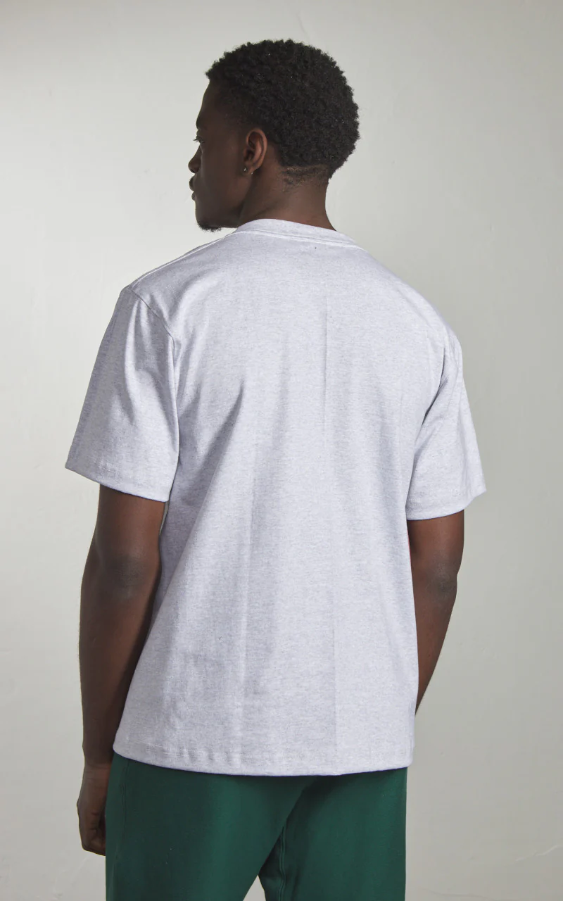 Camber USA #301 Heavyweight T-Shirt Heather Grey - Image 4