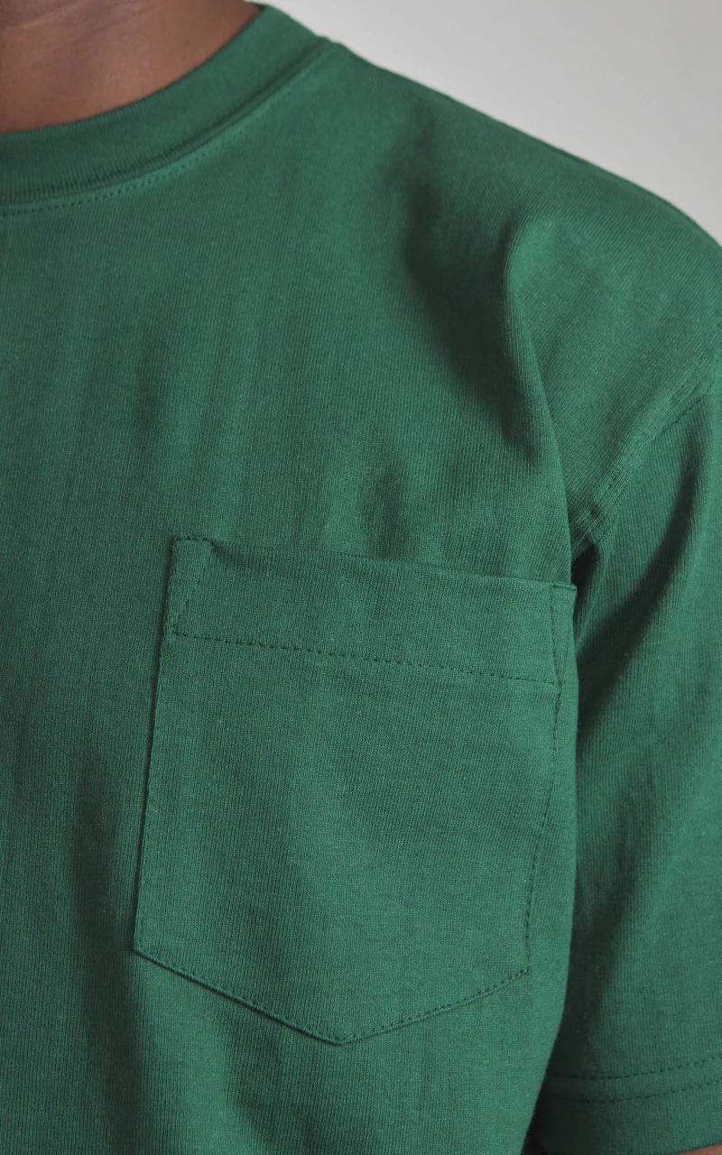Camber USA #302 Heavyweight Pocket T-Shirt Dark Green - Image 5