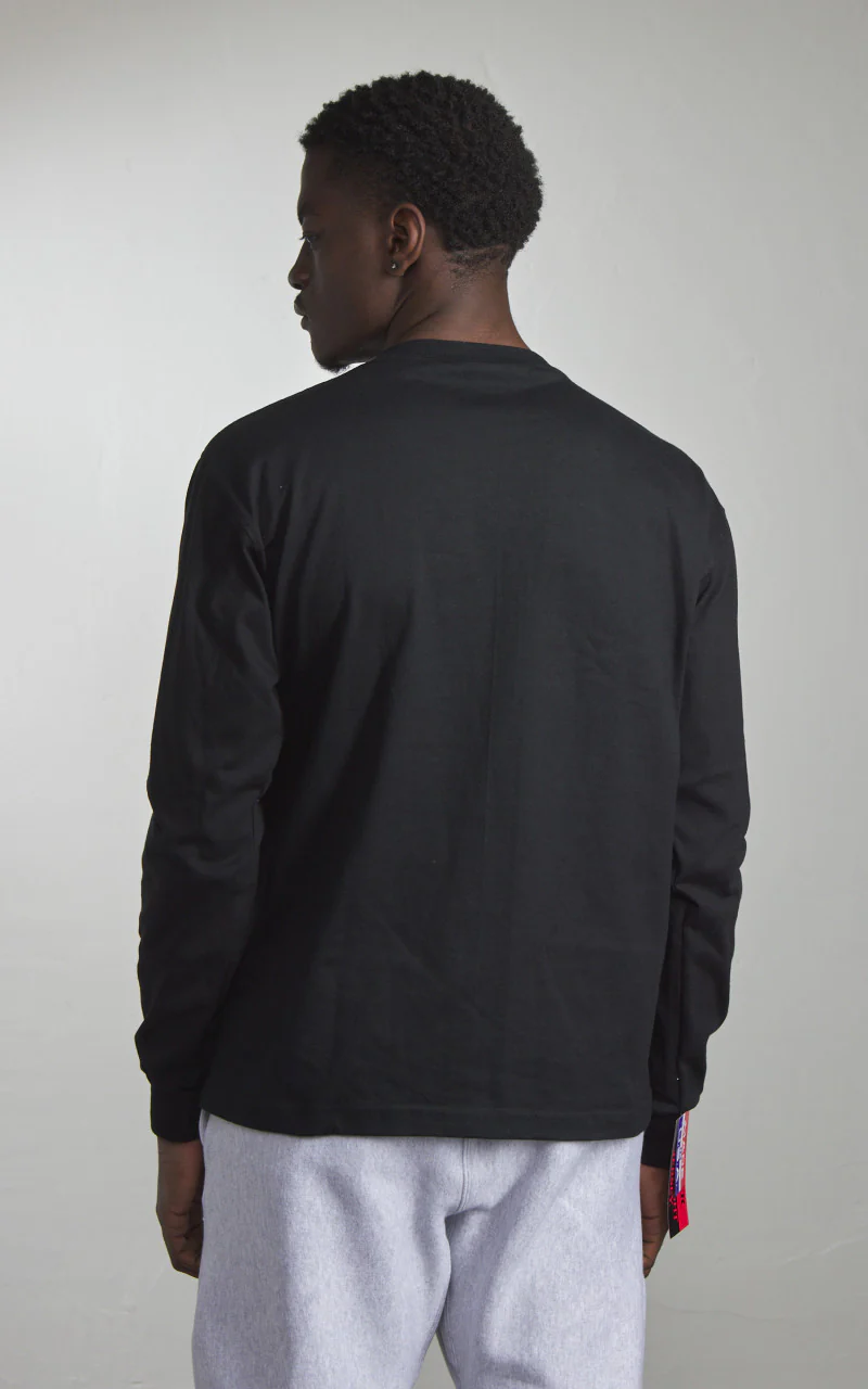 Camber USA #305 Heavyweight Longsleeve T-Shirt Black - Image 5