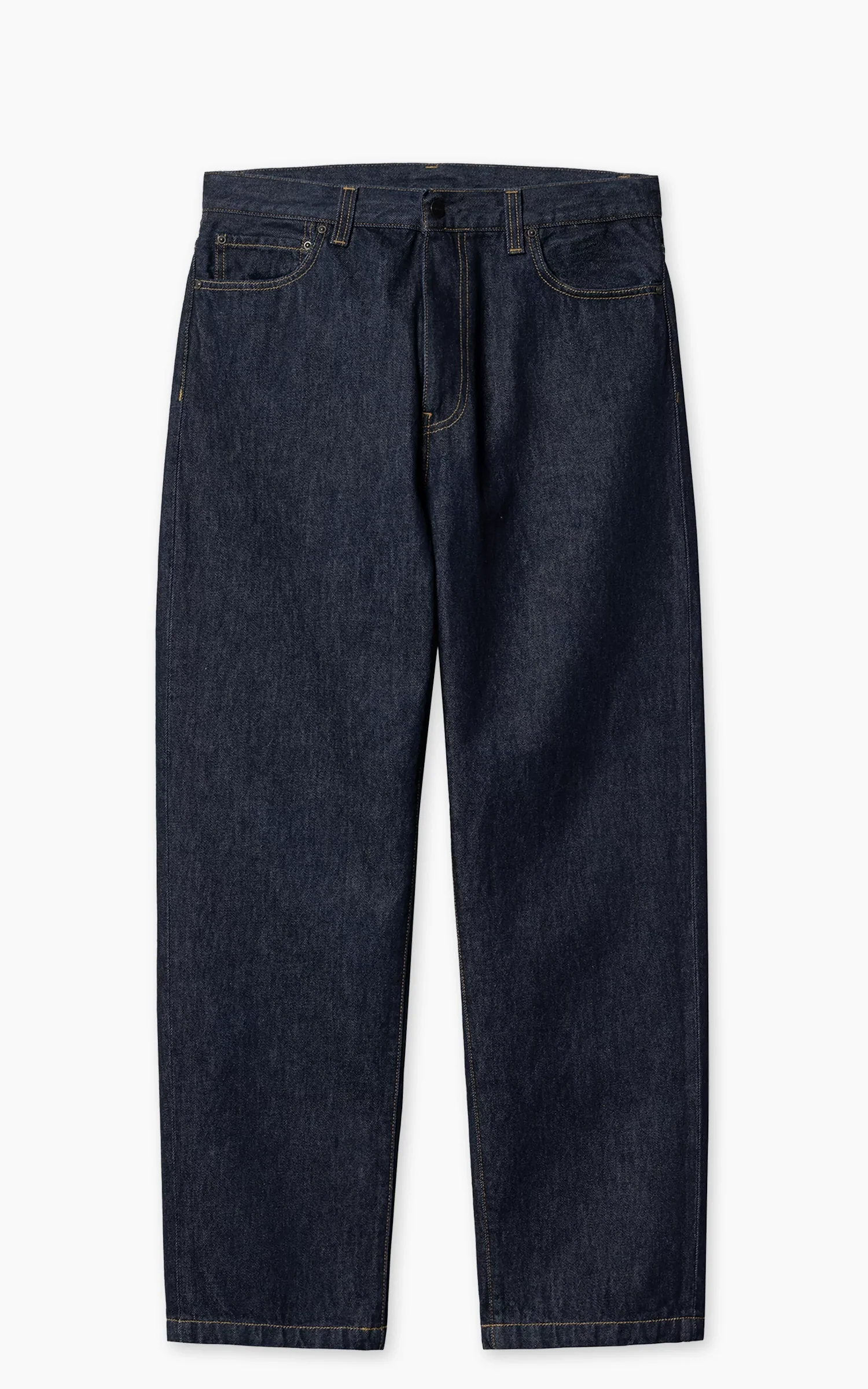 Carhartt WIP Aaron Pant Camano Denim Rinsed Blue - Image 2