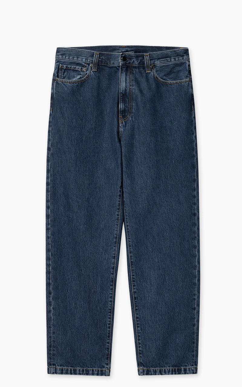 Carhartt WIP Aaron Pant Smith Denim Stone Washed Blue - Image 2