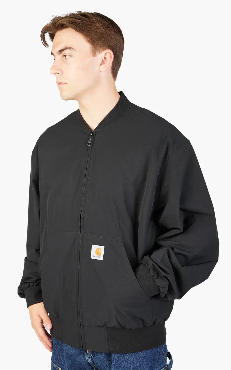 Carhartt WIP Active Bomber Jacket Black - Image 2