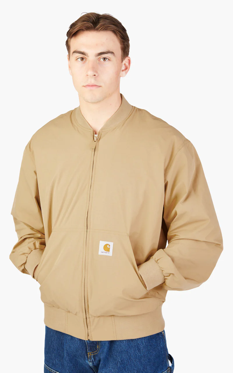 Carhartt WIP Active Bomber Jacket Dusty H Brown - Image 2