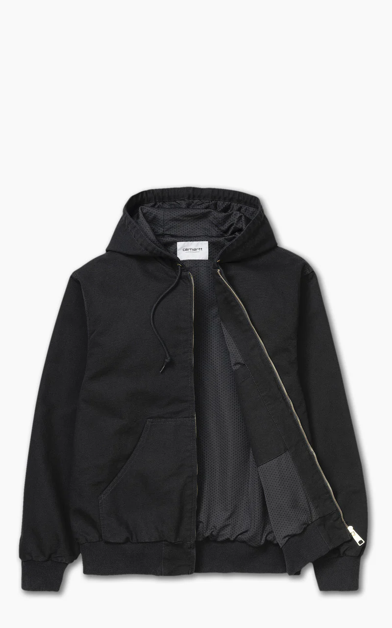 Carhartt WIP Active Jacket Black Rinsed - Image 3