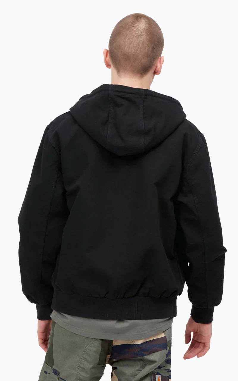 Carhartt WIP Active Jacket Black Rinsed - Image 9