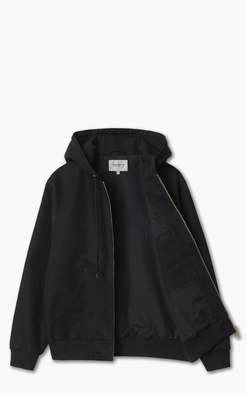 Carhartt WIP Active Jacket Dearborn Canvas Black Rinsed - Image 3