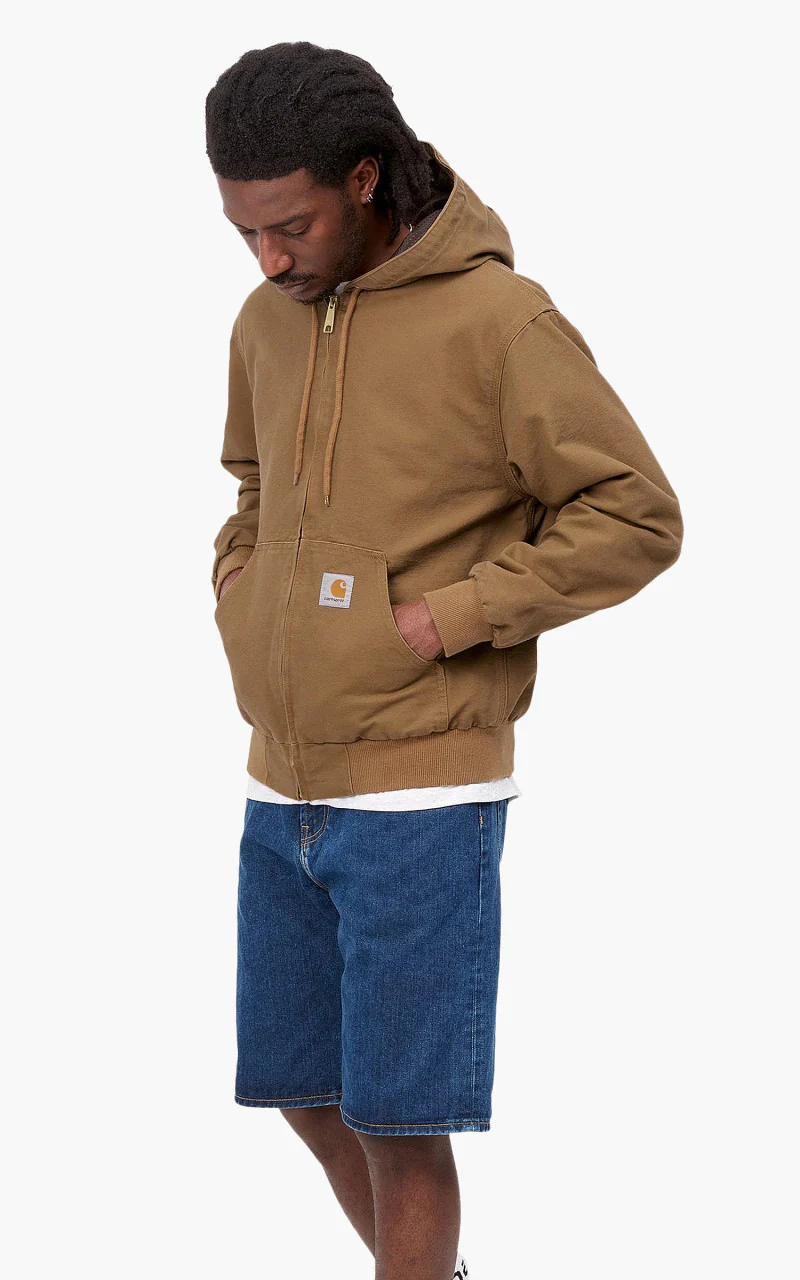 Carhartt WIP Active Jacket Hamilton Brown Rinsed - Image 2