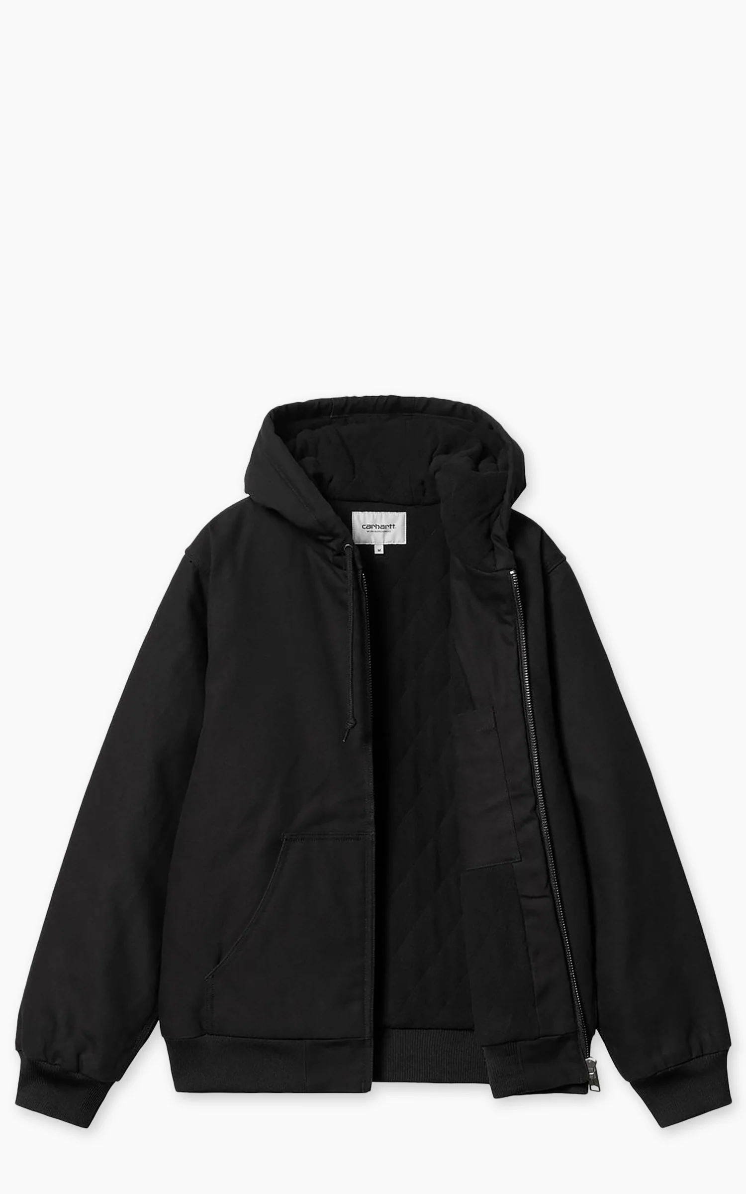 Carhartt WIP Active Jacket Winter Dearborn Canvas Rigid Black - Image 3