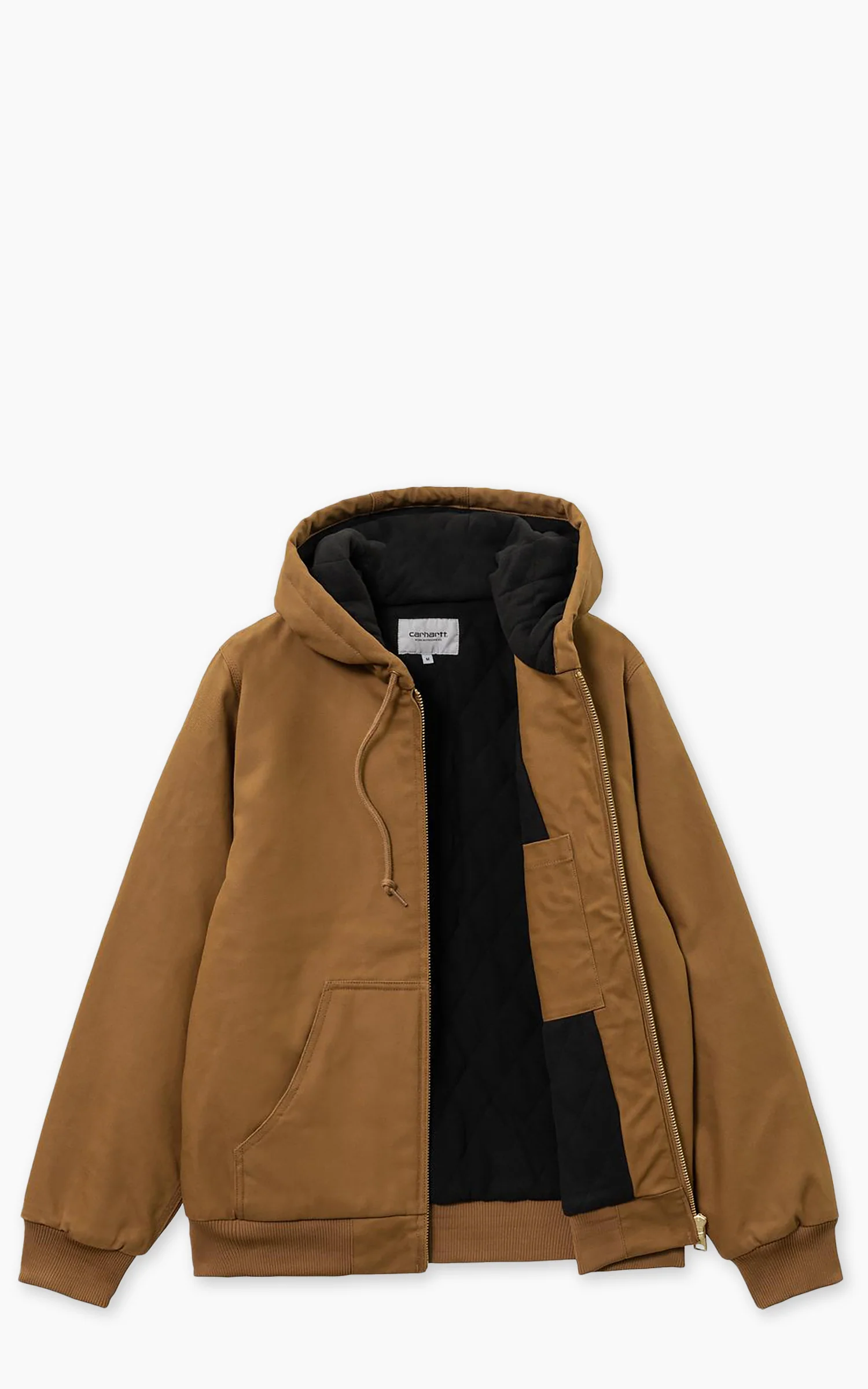 Carhartt WIP Active Jacket Winter Dearborn Canvas Rigid Hamilton Brown - Image 2