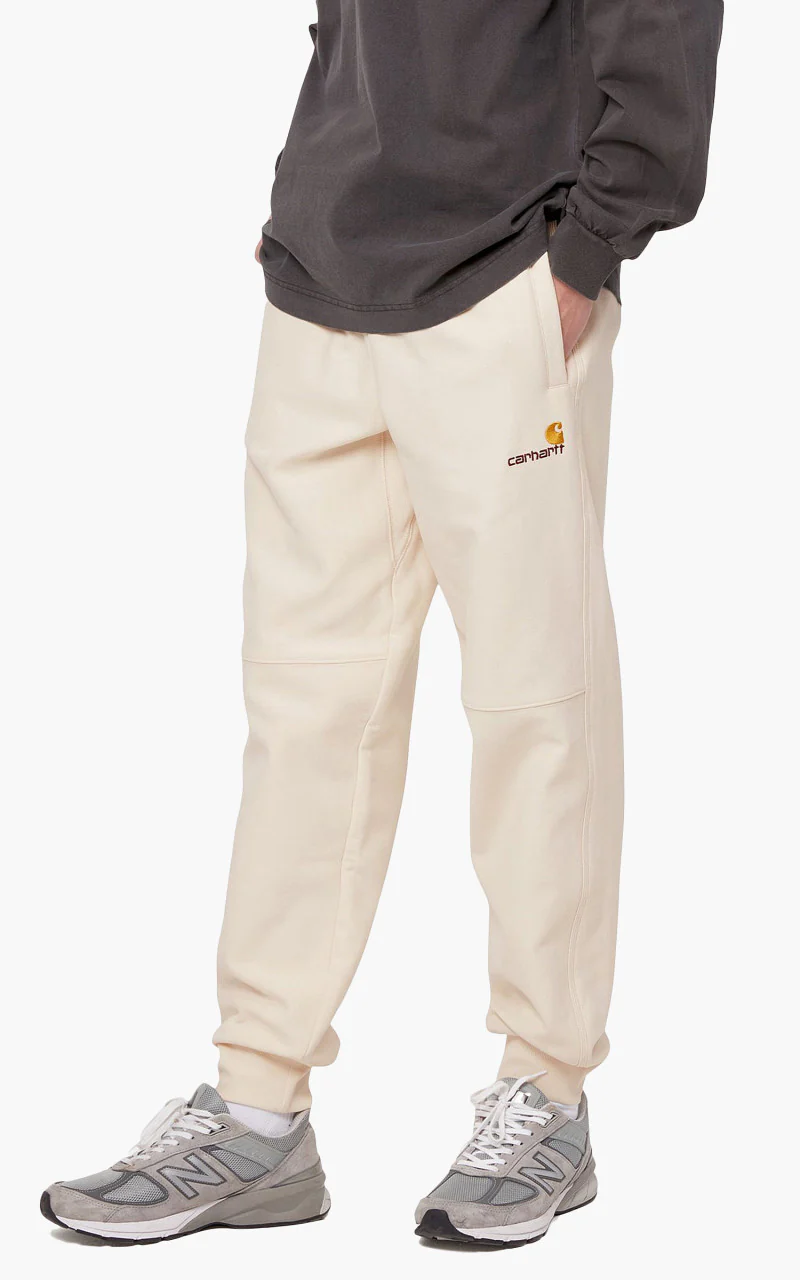 Carhartt WIP American Script Jogging Pant Natural - Image 4