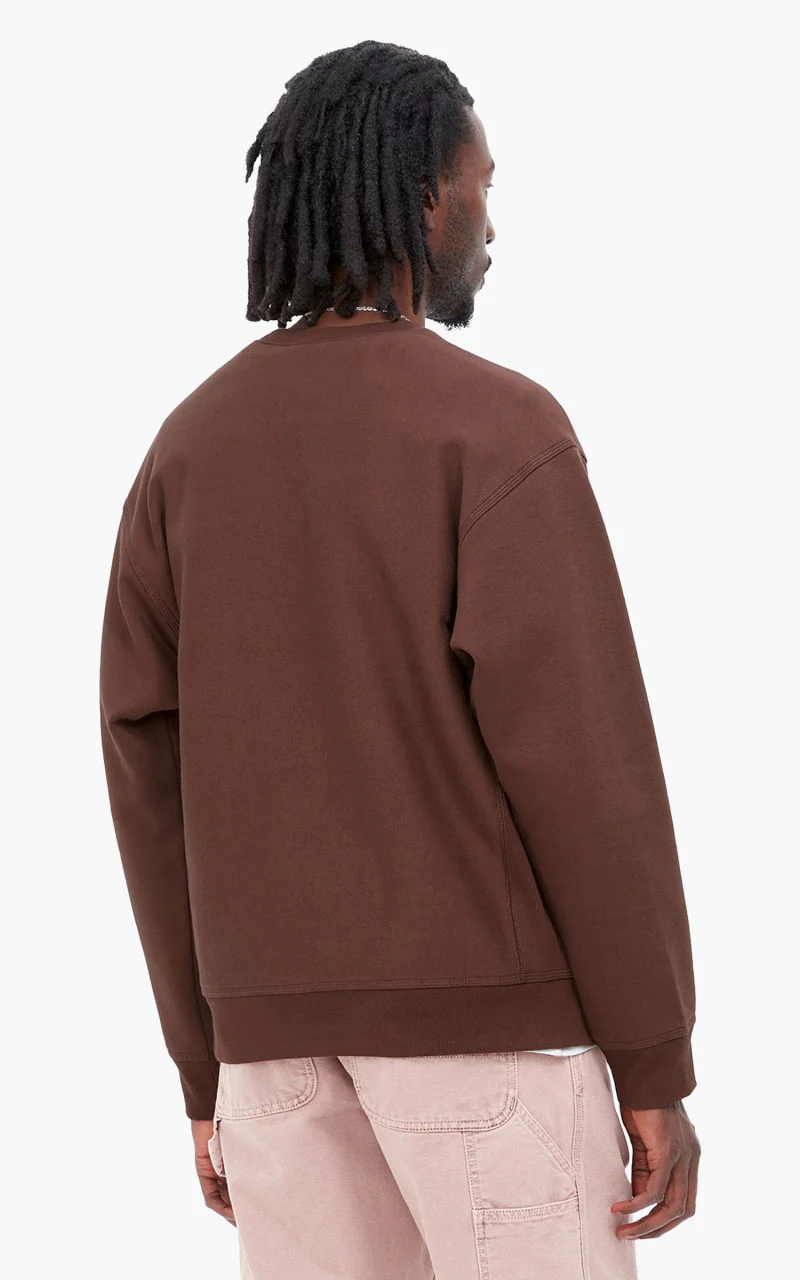 Carhartt WIP American Script Sweatshirt Ale - Image 3