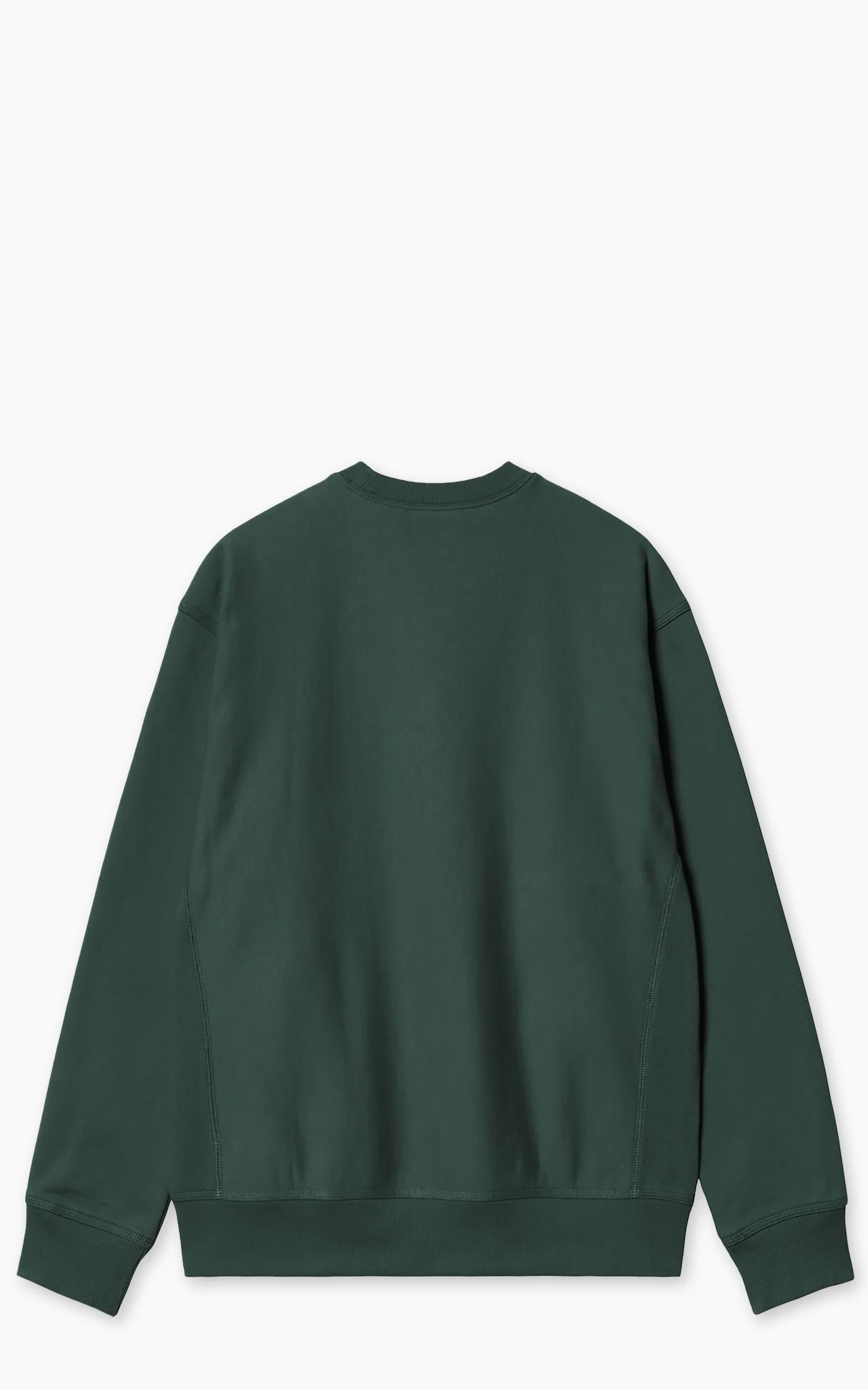 Carhartt WIP American Script Sweatshirt Kale Green - Image 2