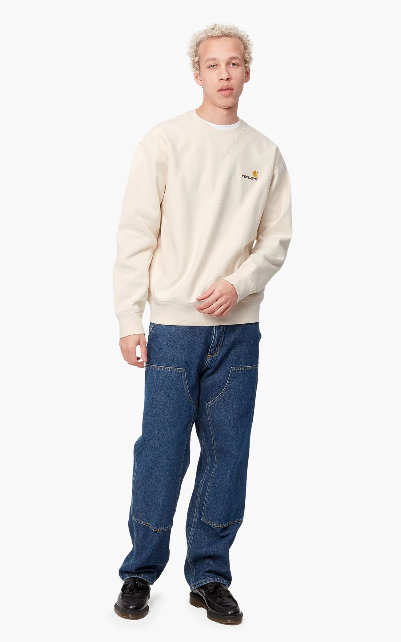 Carhartt WIP American Script Sweatshirt Natural - Image 3