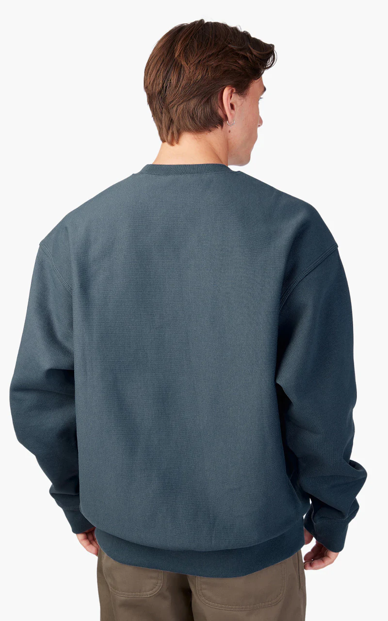 Carhartt WIP American Script Sweatshirt Ore - Image 7
