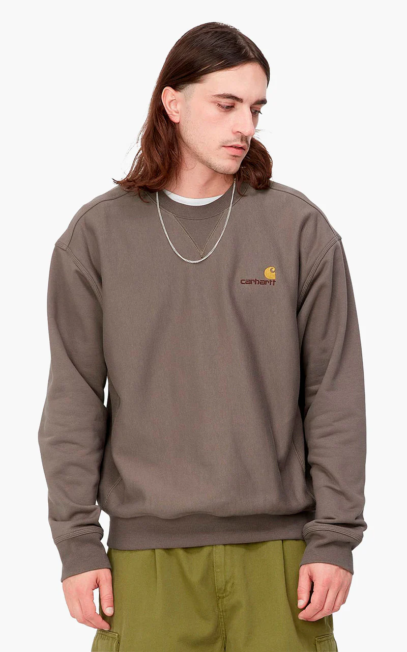 Carhartt WIP American Script Sweatshirt Teide - Image 3
