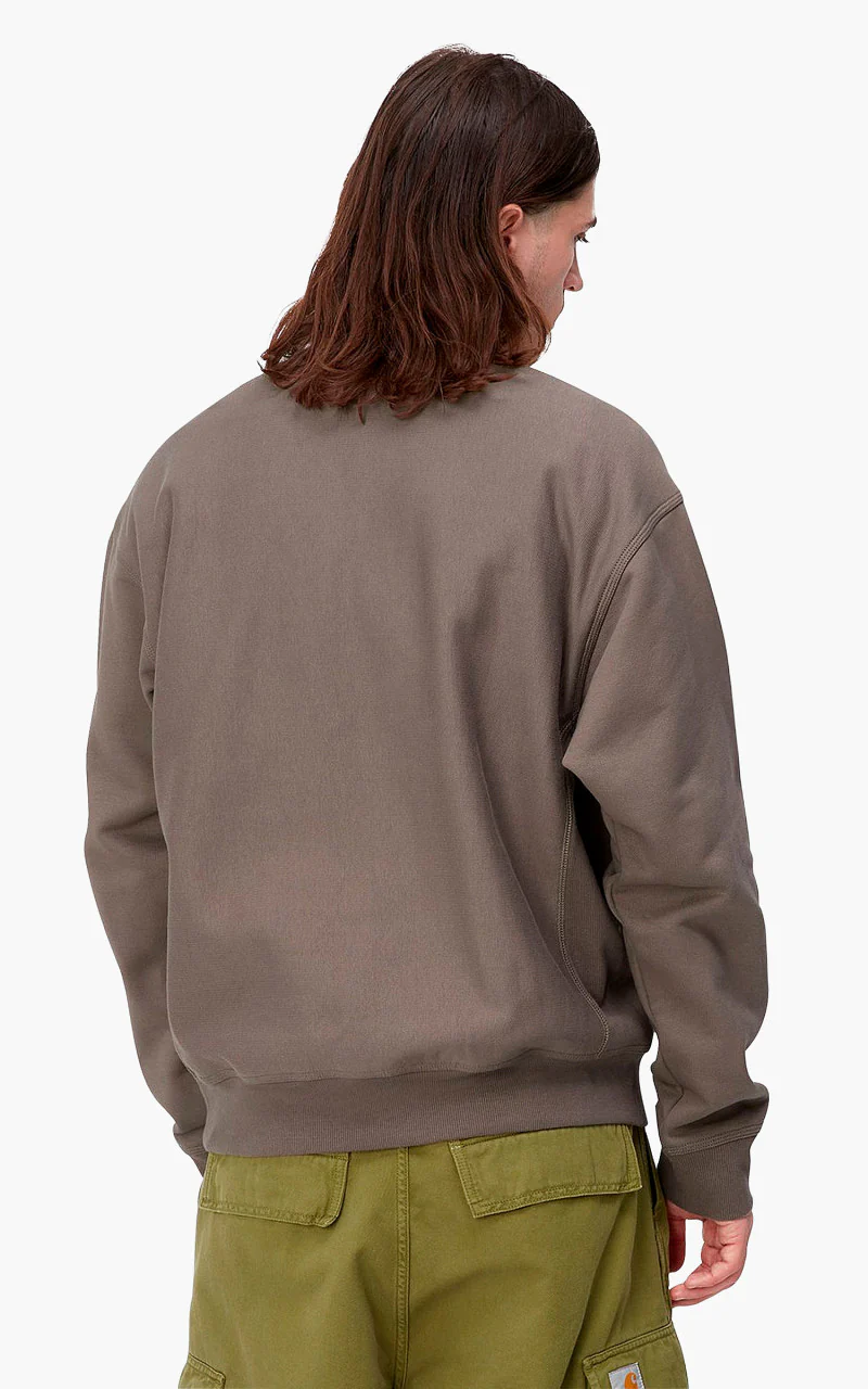 Carhartt WIP American Script Sweatshirt Teide - Image 4