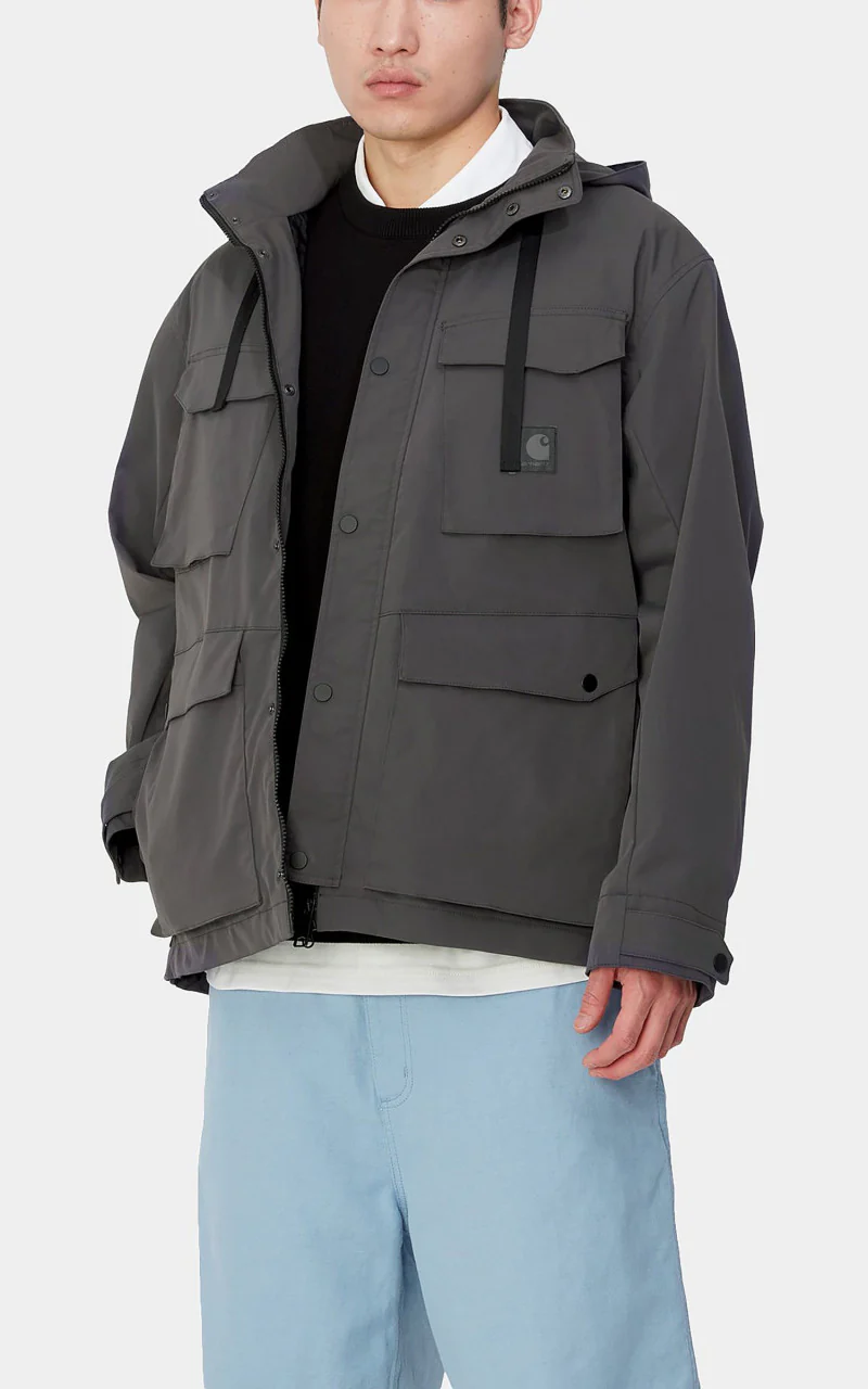 Carhartt WIP Balto Jacket Graphite - Image 4