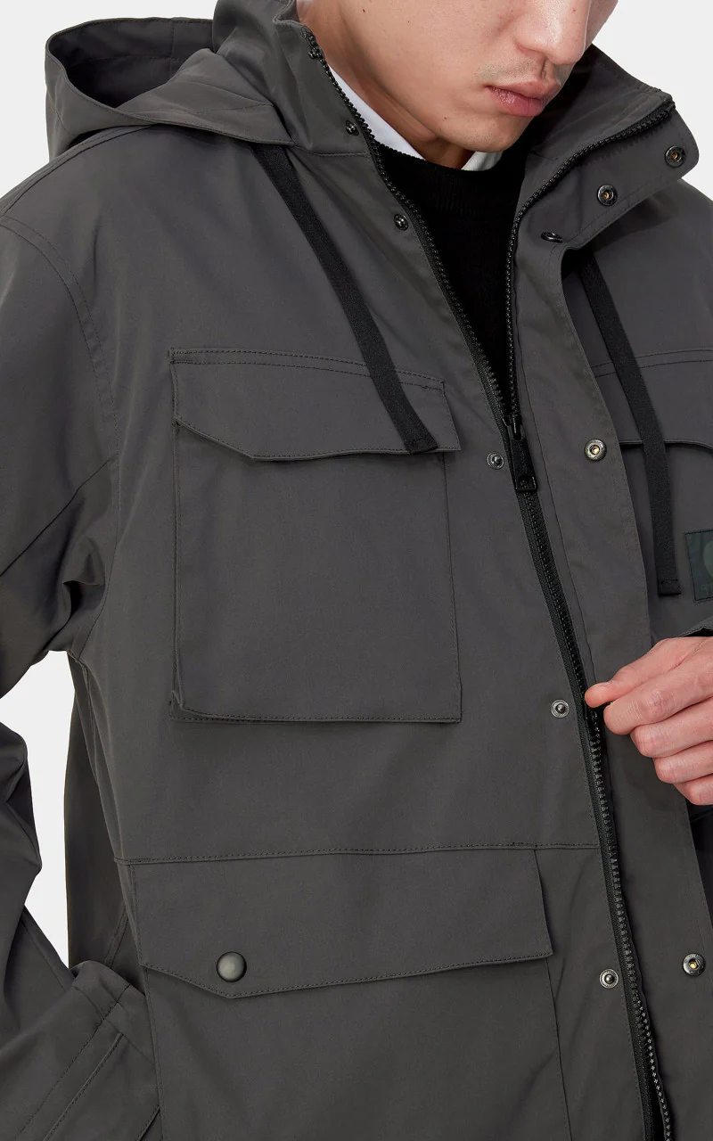 Carhartt WIP Balto Jacket Graphite - Image 6