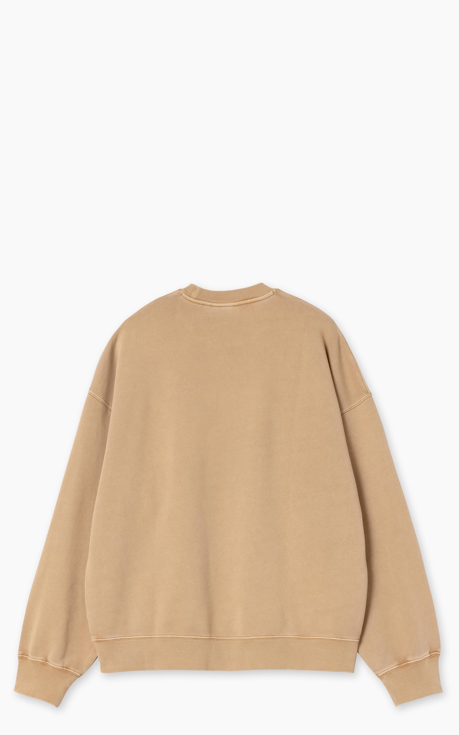 Carhartt WIP Benton Sweatshirt Garment Dyed Peanut - Image 2