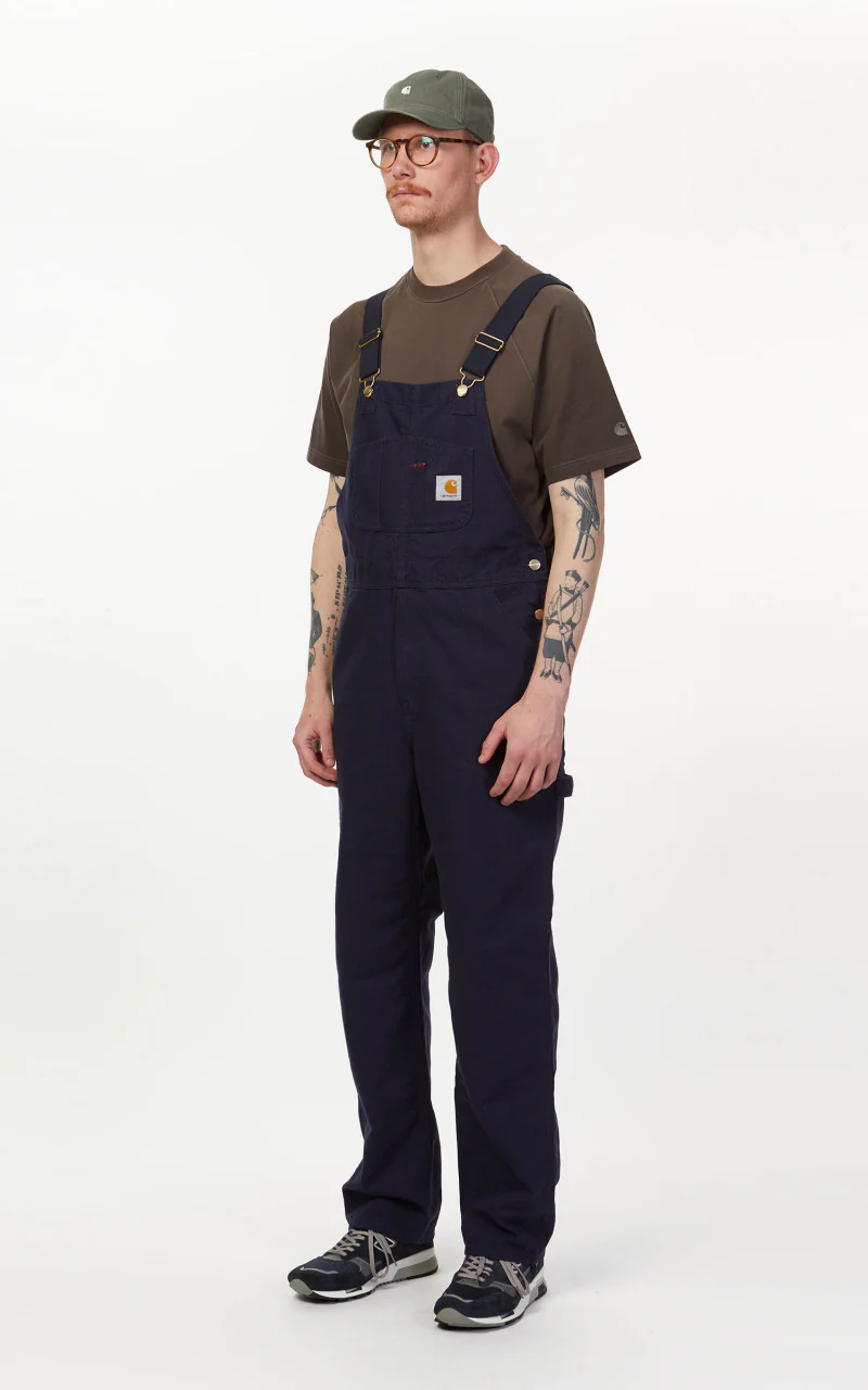 Carhartt WIP Bib Overall Dark Navy Rinsed - Image 5