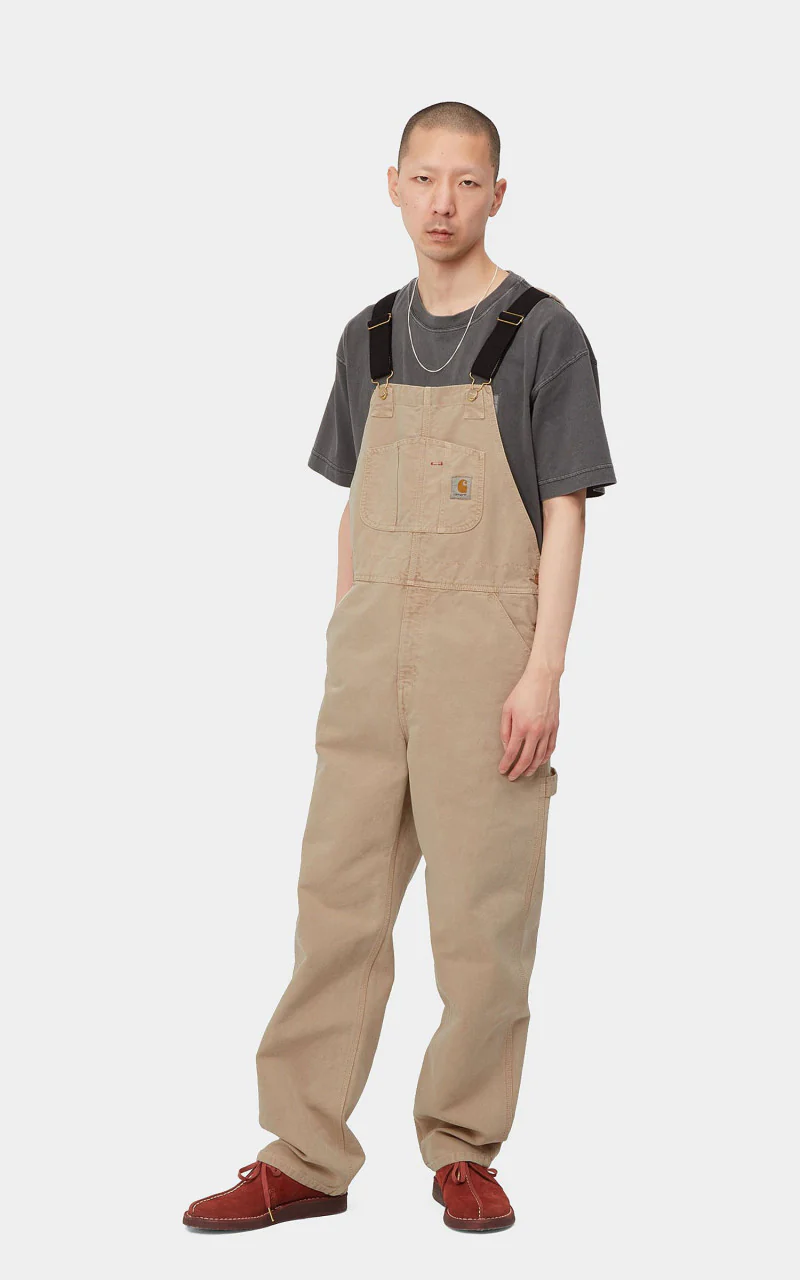 Carhartt WIP Bib Overall Dusty H Brown Faded - Image 2