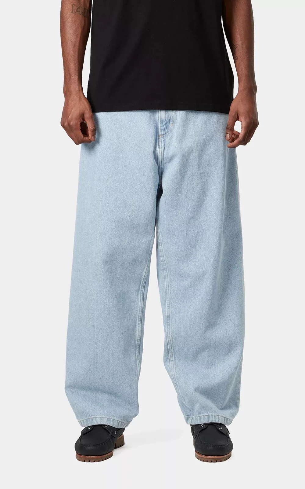 Carhartt WIP Brandon Pant Smith Denim Blue Heavy Stone Bleached - Image 3