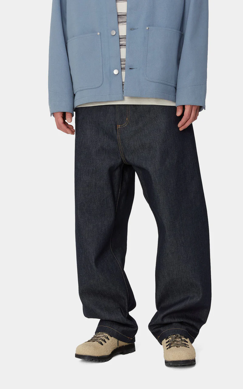 Carhartt WIP Brandon Pant Smith Denim Rigid Blue - Image 2
