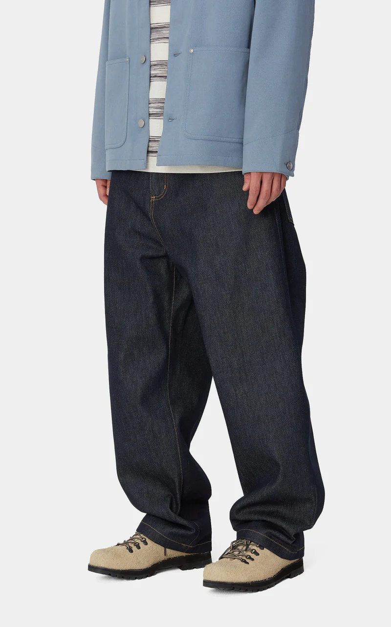 Carhartt WIP Brandon Pant Smith Denim Rigid Blue - Image 4