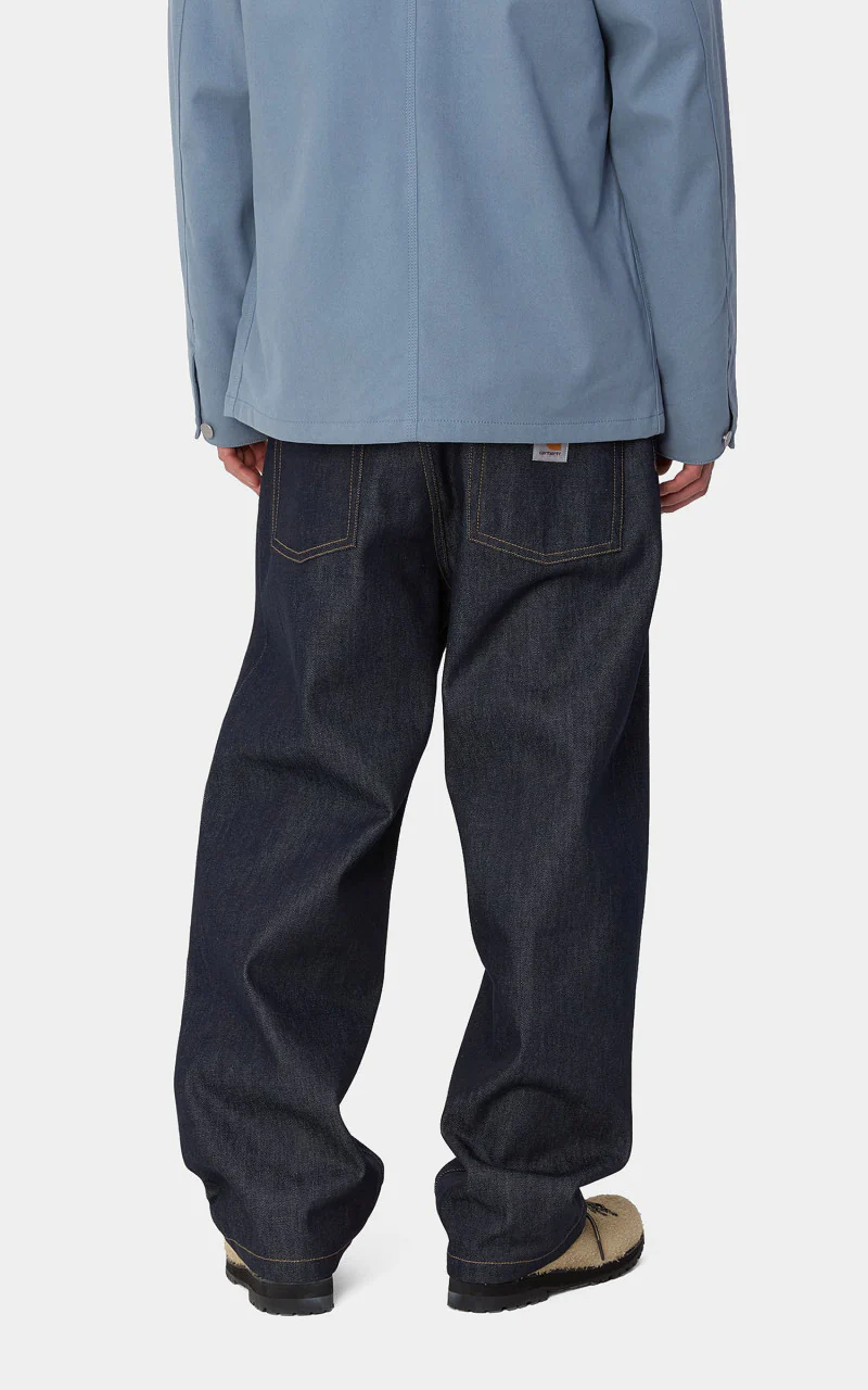 Carhartt WIP Brandon Pant Smith Denim Rigid Blue - Image 5